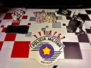 Duas pessoas são apreendidas por tráfico de drogas em Guaratinguetá