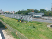 Viga de passarela será colocada e Via Dutra será interditada em Aparecida (SP)