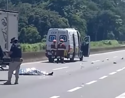 Motociclista morre após grave acidente na Via Dutra