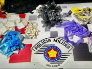 Quadra de esportes é cercada pela polícia e criminoso é preso por tráfico de drogas
