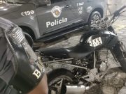 Adolescente é apreendido com moto roubada em Guaratinguetá