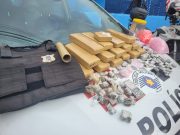 Mais de 10 quilos de drogas e um colete balístico são apreendidos em Guaratinguetá