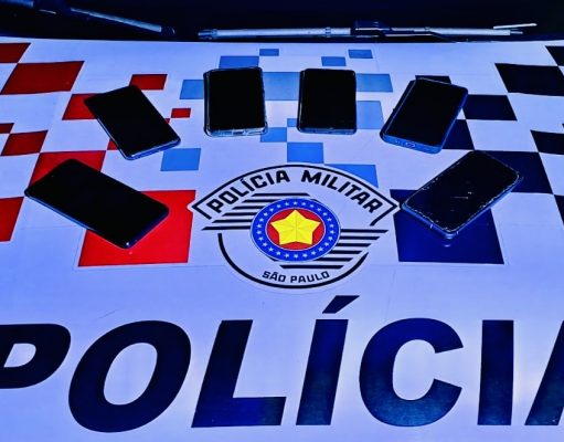 Celulares são recuperados após terem sido roubados em Aparecida