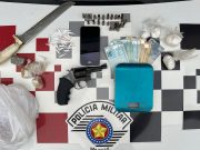 Autoridades em operação prendem homem com drogas e arma em Guaratinguetá