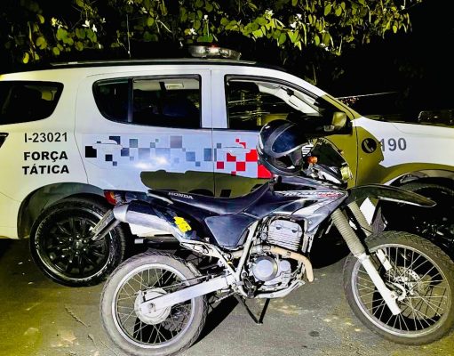 Adolescente rouba moto em Guaratinguetá e é flagrado em Aparecida