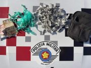 Homem é preso em flagrante por tráfico de drogas em Guaratinguetá