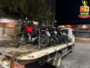 Diversas motocicletas são apreendidas por perturbação de sossego em Guaratinguetá
