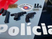 Homem é preso com armas e munições em Aparecida