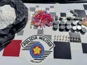 Homem tenta fugir da ROCAM, mas acaba preso em flagrante por tráfico de drogas em Guaratinguetá