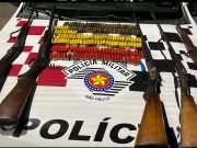 Homem é o preso com cinco espingardas em Guaratinguetá
