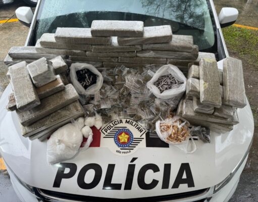 Homem é preso com mais de 51 quilos de drogas em Guaratinguetá