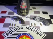 Motociclista tenta fugir da polícia e acaba preso por porte ilegal de arma de fogo em Guaratinguetá