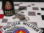 Jovem é preso por porte ilegal de arma de fogo no Centro de Guaratinguetá