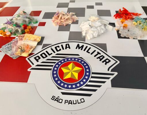 Homem tenta fugir da Polícia, mas acaba preso em flagrante por tráfico de drogas em Guaratinguetá