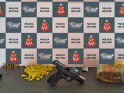 Dupla é detida por tráfico de drogas e posse ilegal de arma de fogo em Lorena