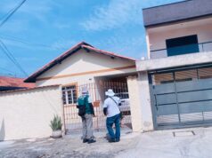 Agentes de Endemias realizam ações de combate à dengue nesta sexta-feira em Guaratinguetá