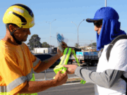 Rio/SP inicia operação de pontos de orientação para romeiros na Via Dutra