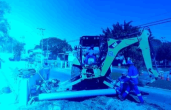 Rompimento de adutora poderá afetar o abastecimento de água em diversos bairros de Guaratinguetá