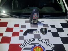 Homem de 22 anos é detido por por porte irregular de arma de fogo em Guaratinguetá