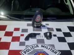 Homem de 22 anos é detido por por porte irregular de arma de fogo em Guaratinguetá