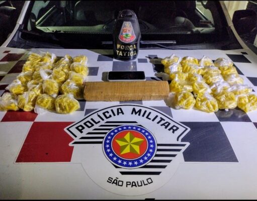 Jovem é preso e tambor enterrado com drogas é localizado em Lorena