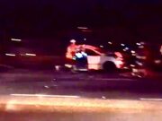 Engavetamento entre caminhão betoneira e veículos deixa vítimas presas às ferragens em Guaratinguetá