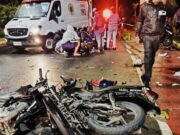 Acidente gravíssimo entre duas motos deixa feridos em Potim