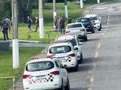 Fuga, cerco e apoio aéreo: PM conduz indivíduos após ocorrência no bairro da Colônia