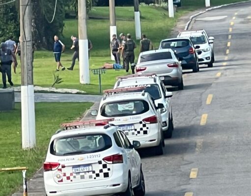 Fuga, cerco e apoio aéreo: PM conduz indivíduos após ocorrência no bairro da Colônia