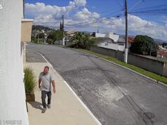 Câmeras de segurança flagram suspeito de furto de encomendas no Jardim Bela Vista II