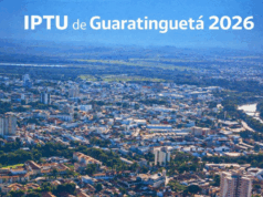IPTU 2026 será emitido exclusivamente em formato digital em Guaratinguetá