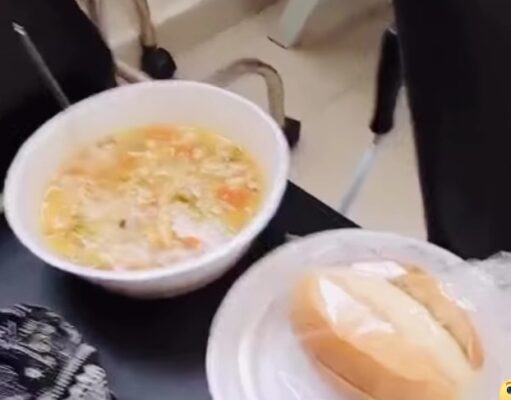 Munícipe critica qualidade da alimentação oferecida a pacientes e faz protesto contra a Prefeitura de Guaratinguetá