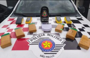 Força Tática estoura ponto de drogas e apreende 3 kg de maconha em Guaratinguetá