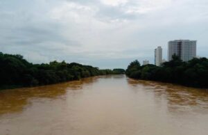 PERIGO: Rio Paraíba ultrapassa cota de alerta e Defesa Civil intensifica monitoramento em Guaratinguetá