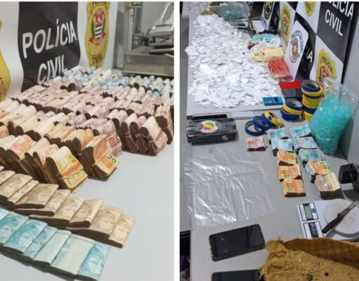 Operação da DISE e PM prendem três por tráfico e apreendem mais de 13 kg de drogas e R$ 158 mil em Guaratinguetá e Lorena