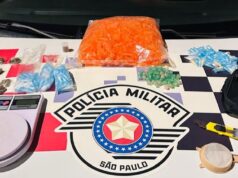 Baderna termina em prisão por tráfico de drogas em Guaratinguetá