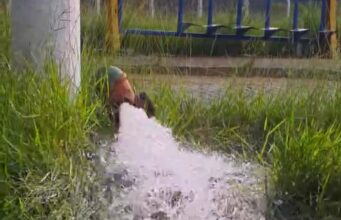 SAEG realiza ‘sangria da rede’ para equilibrar pressão e normalizar abastecimento