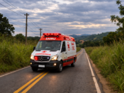 Motociclista morre após colisão com onibus na Estrada da Pedrinha em Guaratinguetá