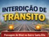 Passagem de nível no Santa Rita terá interdição temporária para manutenção