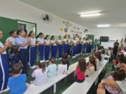 Escola de Especialistas de Aeronáutica realiza ação de Páscoa para 160 crianças em Guaratinguetá