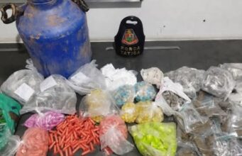 Grande apreensão de drogas pela Força Tática em Guaratinguetá