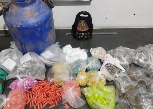 Grande apreensão de drogas pela Força Tática em Guaratinguetá
