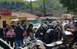 Alvoroço toma conta do Jardim Tamandaré durante operação da Polícia Militar e Civil em Guaratinguetá