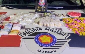 Ação da Força Tática resulta em prisão e apreensão de drogas em Guaratinguetá