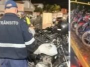 OPERAÇÃO NO TRÂNSITO: fiscalização termina com apreensão de 22 motos e 1 carro em Guaratinguetá