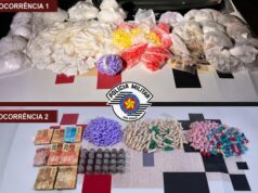 ROCAM realiza prisão de um homem e uma mulher por tráfico de drogas em diferentes pontos de Guaratinguetá
