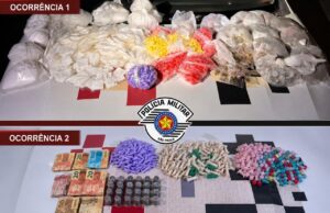 ROCAM realiza prisão de um homem e uma mulher por tráfico de drogas em diferentes pontos de Guaratinguetá