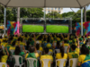 PRAÇA CONSELHEIRO RODRIGUES ALVES RECEBE TRANSMISSÃO DE BRASIL X JAPÃO