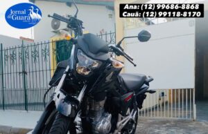 Moto é furtada durante a madrugada no bairro Campo do Galvão em Guaratinguetá
