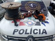 Homem é preso por furto de aproximadamente 100 metros de cabos telefônicos em Guaratinguetá